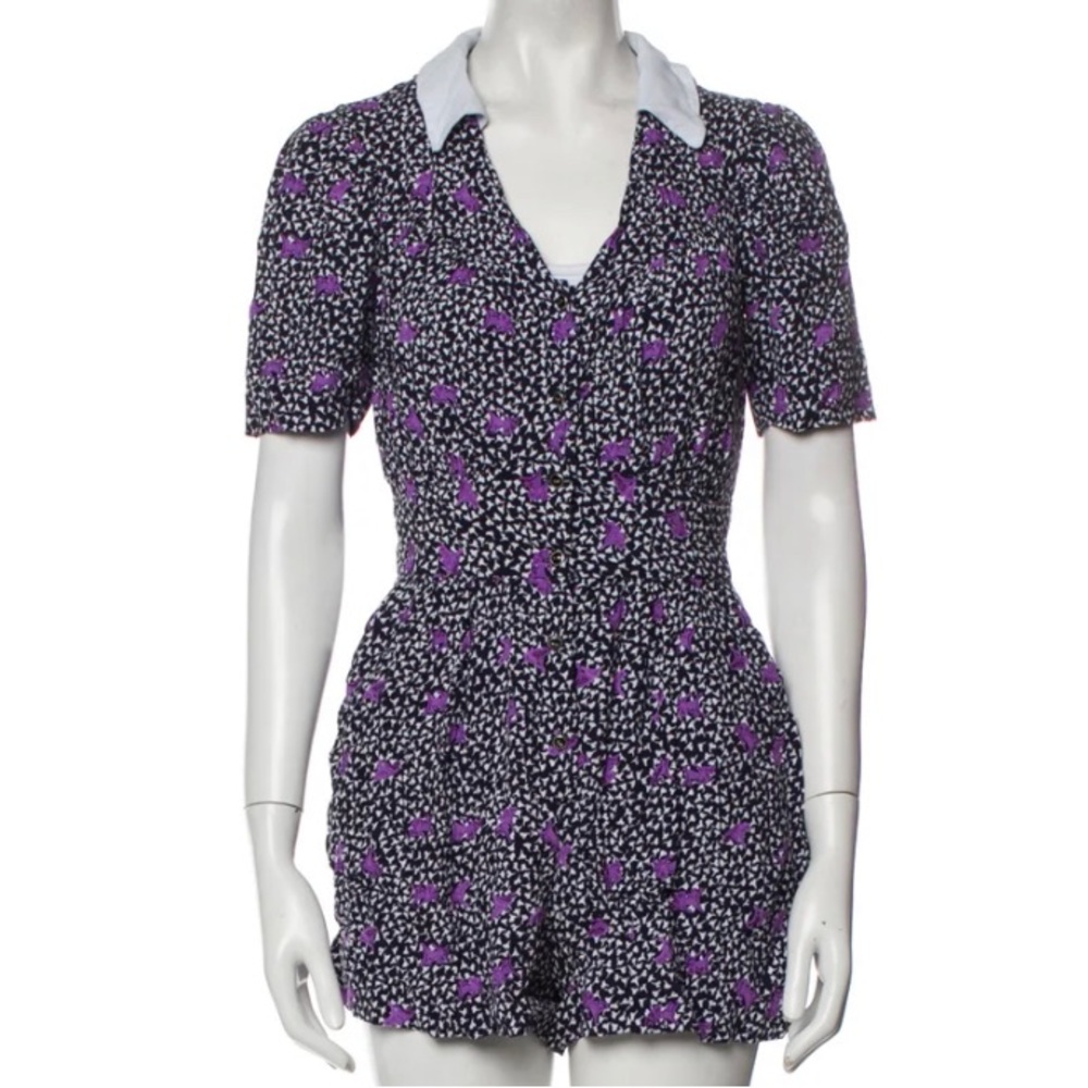 Maje Collared Romper - Picture 4 of 5
